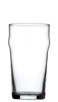 Nonic Beer Glass with Beer